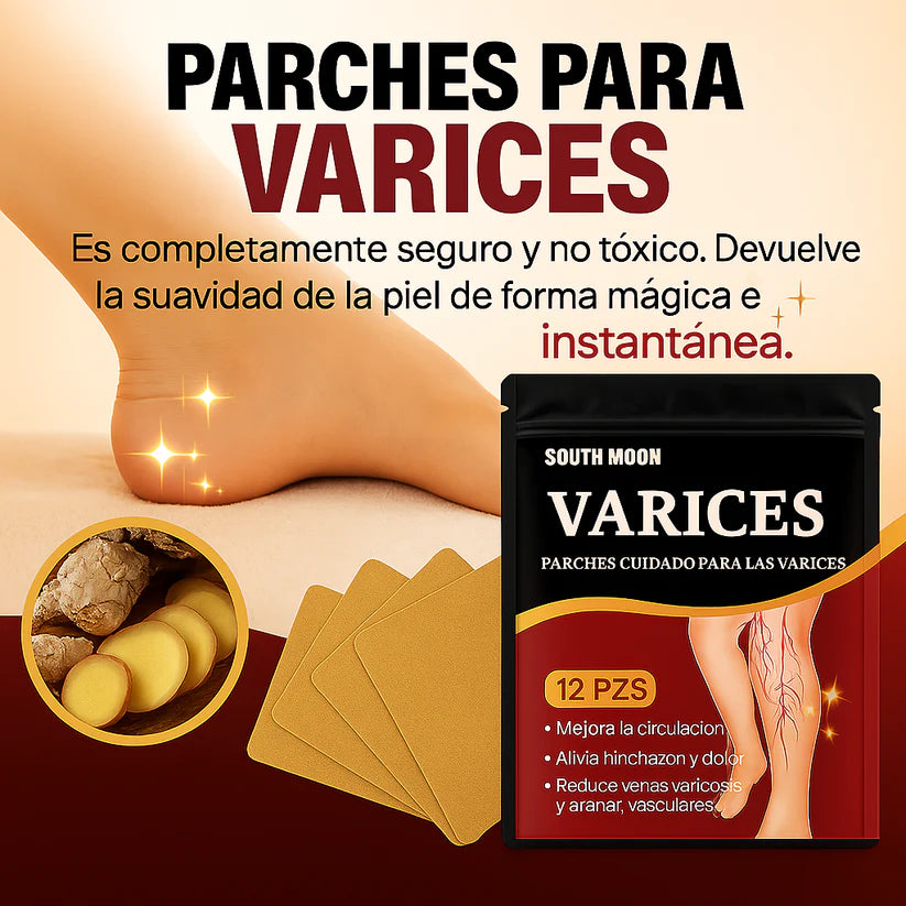 12 Piezas Parche de Venas Varicosas